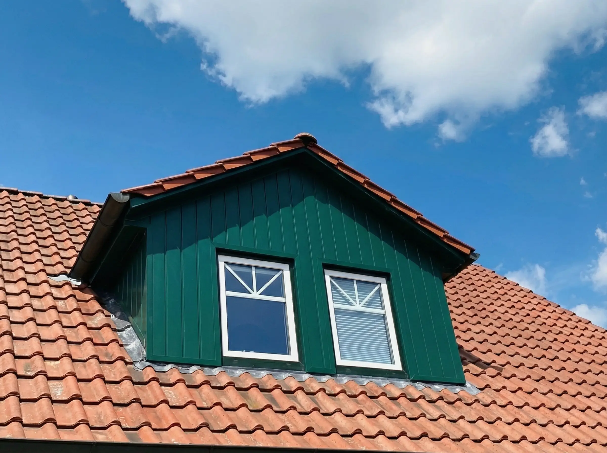 Dachgaube neu verkleidet