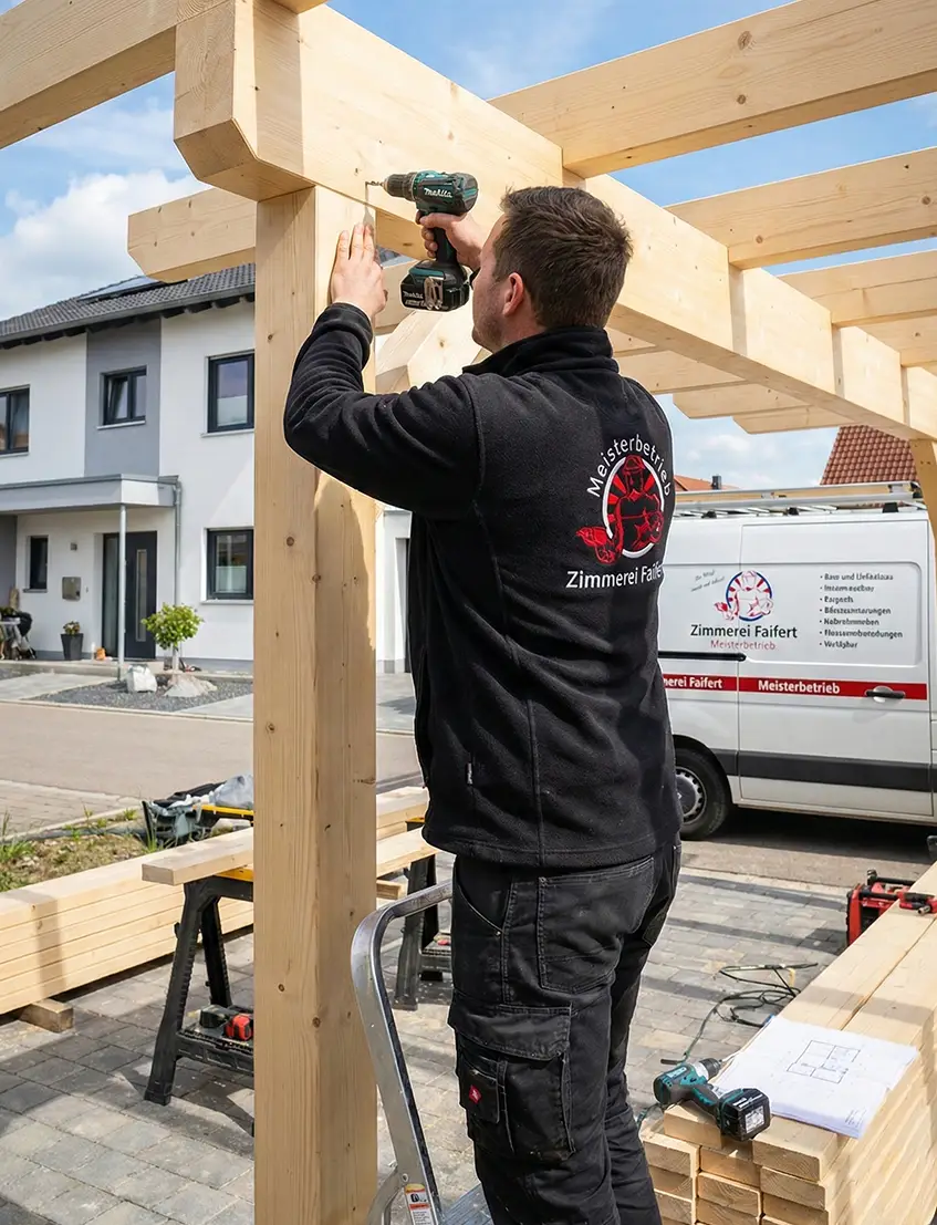 Carport Holz bauen