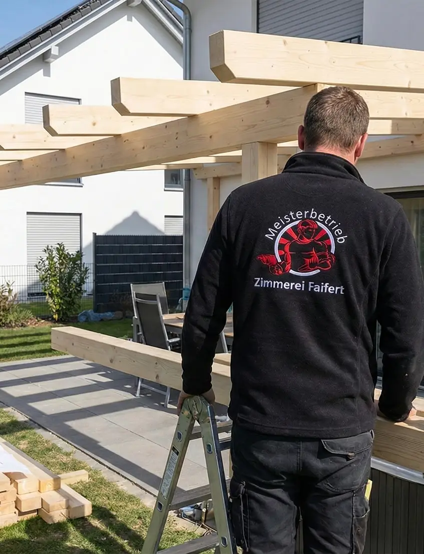 Terrassenüberdachung Holz